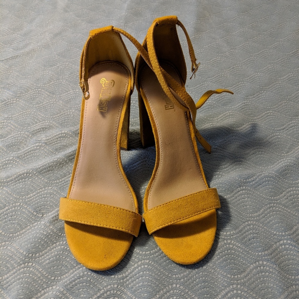 Mustard Yellow Heels